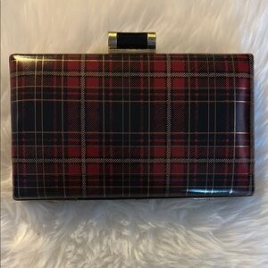 Patricia Nash Plaid Clutch Bag Tartan plaid Never used
